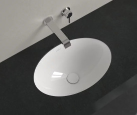 Раковина Villeroy & Boch Loop & Friends 48,5х32,5 см с переливом TitanCeram альпийский белый 4A540001