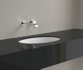 Раковина Villeroy & Boch Loop & Friends 48,5х32,5 см з переливом TitanCeram CeramicPlus кам'яний білий 4A5400RW