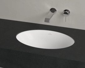 Раковина Villeroy & Boch Loop & Friends 48,5х32,5 см з переливом TitanCeram CeramicPlus кам'яний білий 4A5400RW