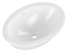 Раковина Villeroy & Boch Loop & Friends 48,5х32,5 см без перелива TitanCeram CeramicPlus альпийский белый 4A5401R1