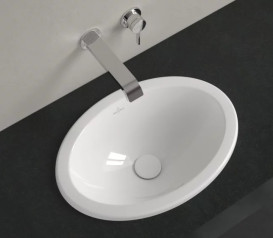 Раковина Villeroy & Boch Loop & Friends 50,5х36 см с переливом TitanCeram альпийский белый 4A610001