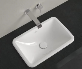 Раковина Villeroy&Boch Loop&Friends 51х34 см з переливом TitanCeram альпійський білий 4A640001