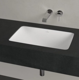 Раковина Villeroy&Boch Loop&Friends 54х34 см без переливу TitanCeram CeramicPlus кам'яний білий 4A5701RW