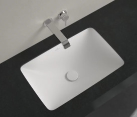 Раковина Villeroy&Boch Loop&Friends 54х34 см без переливу TitanCeram CeramicPlus кам'яний білий 4A5701RW