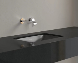 Раковина Villeroy & Boch Loop & Friends 54х34 см без перелива TitanCeram CeramicPlus Ebony (черный матовый) 4A5701S5