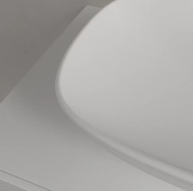 Раковина Villeroy & Boch Loop & Friends 56х38 см с переливом TitanCeram CeramicPlus каменный белый 4A4900RW