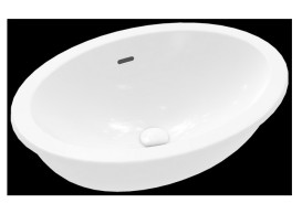 Раковина Villeroy & Boch Loop & Friends 56х38 см с переливом TitanCeram CeramicPlus альпийский белый 4A5500R1