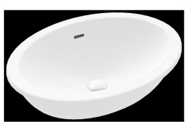 Раковина Villeroy & Boch Loop & Friends 56х38 см с переливом TitanCeram CeramicPlus каменный белый 4A5500RW