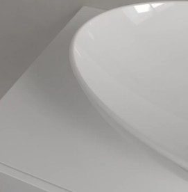 Раковина Villeroy&Boch Loop&Friends 56х38 см з переливом TitanCeram CeramicPlus альпійський білий 4A4700R1