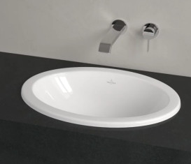 Раковина Villeroy & Boch Loop & Friends 57х41 см без перелива TitanCeram CeramicPlus альпийский белый 4A6201R1