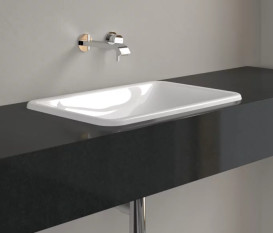 Раковина Villeroy & Boch Loop & Friends 60,5х41 см з переливом TitanCeram білий альпійський 4A6500R1