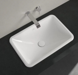 Раковина Villeroy & Boch Loop & Friends 60,5х41 см з переливом TitanCeram альпійський білий 4A650001