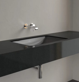 Раковина Villeroy&Boch Loop&Friends 61,5х38 см з переливом TitanCeram CeramicPlus Ebony (чорний матовий) 4A5800S5