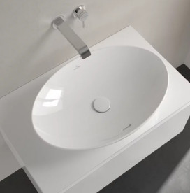 Раковина Villeroy&Boch Loop&Friends 62х42 см з переливом TitanCeram альпійський білий 4A480001