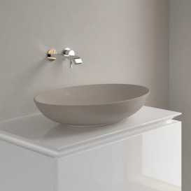Раковина Villeroy & Boch Loop & Friends 62х42 см без переливу TitanCeram CeramicPlus мигдаль 4A4801AM