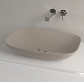 Раковина Villeroy & Boch Loop & Friends 62х42 см з переливом TitanCeram CeramicPlus мигдаль 4A5000AM