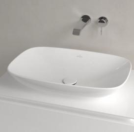 Раковина Villeroy&Boch Loop&Friends 62х42 см без переливу TitanCeram CeramicPlus альпійський білий 4A5001R1