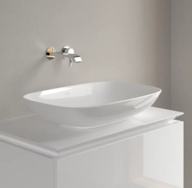 Раковина Villeroy&Boch Loop&Friends 62х42 см без переливу TitanCeram CeramicPlus альпійський білий 4A5001R1