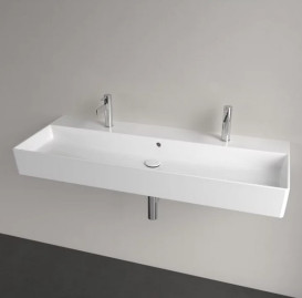 Раковина Villeroy & Boch Memento 2.0 120х47 см із переливом TitanCeram альпійський білий 4A22C401