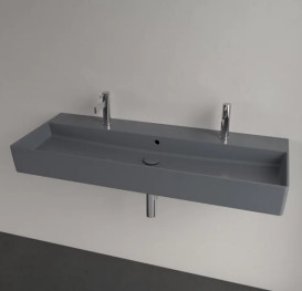 Раковина Villeroy & Boch Memento 2.0 120х47 см з переливом TitanCeram CeramicPlus графіт 4A22C4I4