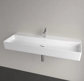 Раковина Villeroy&Boch Memento 2.0 120х47 см без переливу TitanCeram альпійський білий 4A22C201