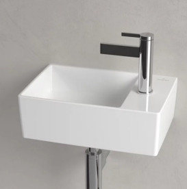 Раковина Villeroy & Boch Memento 2.0 40х26 см без переливу TitanCeram альпійський білий 43234001