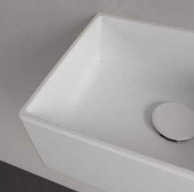 Раковина Villeroy & Boch Memento 2.0 40х26 см без перелива TitanCeram CeramicPlus альпийский белый 432340R1