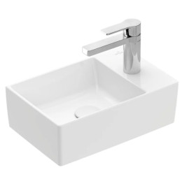 Раковина Villeroy & Boch Memento 2.0 40х26 см без перелива TitanCeram CeramicPlus альпийский белый 432340R1