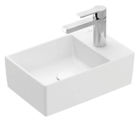 Раковина Villeroy & Boch Memento 2.0 40х26 см без перелива TitanCeram CeramicPlus каменный белый 432340RW