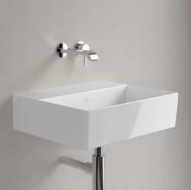 Раковина Villeroy & Boch Memento 2.0 50х42 см без переливу TitanCeram CeramicPlus альпійський білий 4A2253R1