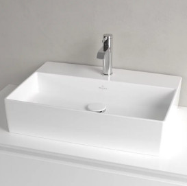 Раковина Villeroy&Boch Memento 2.0 60х42 см без переливу TitanCeram альпійський білий 4A076101