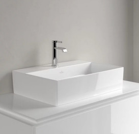 Раковина Villeroy&Boch Memento 2.0 60х42 см без переливу TitanCeram CeramicPlus альпійський білий 4A0761R1