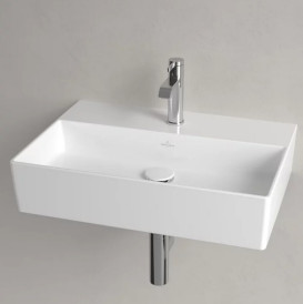 Раковина Villeroy&Boch Memento 2.0 60х42 см без переливу TitanCeram CeramicPlus альпійський білий 4A2261R1