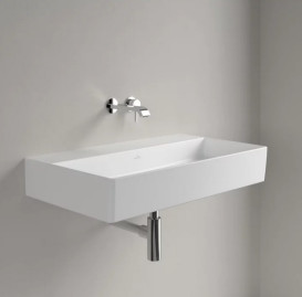 Раковина Villeroy & Boch Memento 2.0 80х47 см без переливу TitanCeram CeramicPlus кам'яний білий 4A2283RW