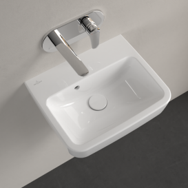 Раковина Villeroy & Boch O.novo 45х37 см санитарная керамика AntiBac CeramicPlus альпийский белый 434447T2