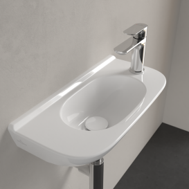 Раковина Villeroy & Boch O.novo 50х25 см санітарна кераміка CeramicPlus альпійський білий 536151R1