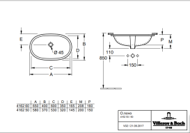 Раковина Villeroy & Boch O.novo 53х32 см санитарная керамика CeramicPlus альпийский белый 416250R1