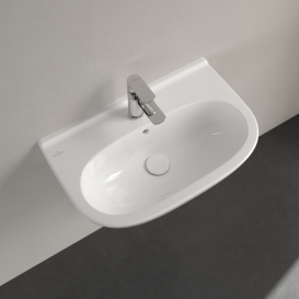 Раковина Villeroy & Boch O.novo 55х37 см санітарна кераміка CeramicPlus альпійський білий  516655R1
