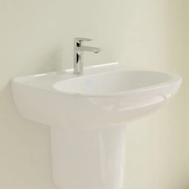 Раковина Villeroy & Boch O.novo 55х45 см санитарная керамика CeramicPlus альпийский белый 516056R1