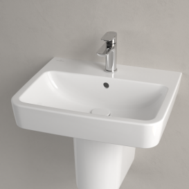 Раковина Villeroy & Boch O.novo 55х46 см санитарная керамика CeramicPlus альпийский белый 4A4155R1