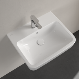 Раковина Villeroy & Boch O.novo 55х46 см санитарная керамика CeramicPlus альпийский белый 4A4155R1