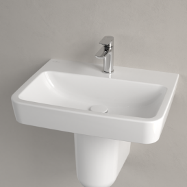 Раковина Villeroy & Boch O.novo 60х46 см санитарная керамика CeramicPlus AntiBac альпийский белый 4A4161T2