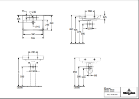Раковина Villeroy & Boch O.novo 65х46 см санітарна кераміка CeramicPlus альпійський білий 4A4165R1