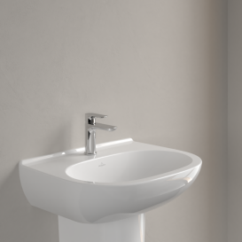 Раковина Villeroy & Boch O.novo 65х51 см санитарная керамика CeramicPlus альпийский белый 516066R1