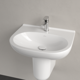 Раковина Villeroy & Boch O.novo 65х51 см санитарная керамика CeramicPlus альпийский белый 516066R1