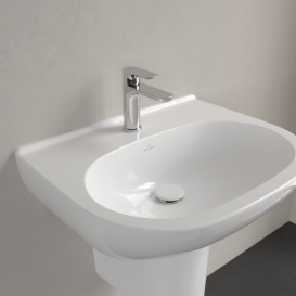 Раковина Villeroy & Boch O.novo 65х51 см санитарная керамика CeramicPlus альпийский белый 516066R1