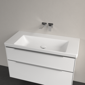 Раковина Villeroy & Boch Subway 3.0 100х47 см TitanCeram CeramicPlus альпийский белый  4A70A3R1
