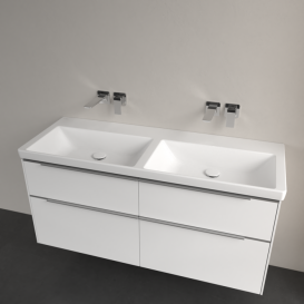 Раковина Villeroy & Boch Subway 3.0 130х47,5 см TitanCeram CeramicPlus кам'яний білий 4A71D3RW