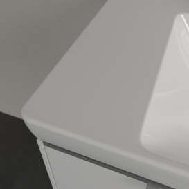 Раковина Villeroy & Boch Subway 3.0 130х47,5 см TitanCeram CeramicPlus альпийский белый 4A70D4R1