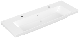 Раковина Villeroy & Boch Subway 3.0 130х47,5 см TitanCeram CeramicPlus кам'яний білий 4A70D4RW